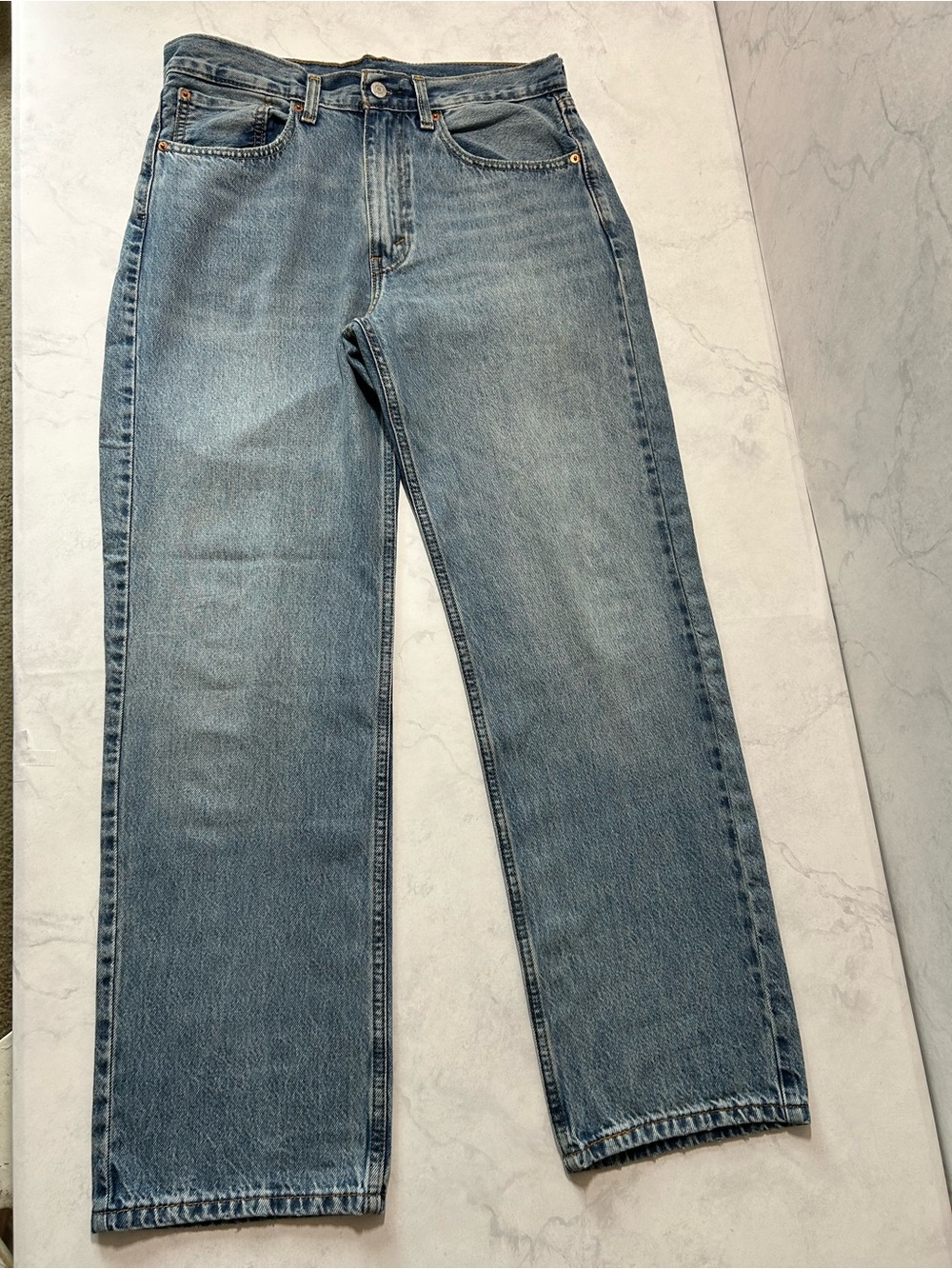 Levi’s 565 Loose Straight Jeans Men’s 31x32 Light Wash Blue Denim
